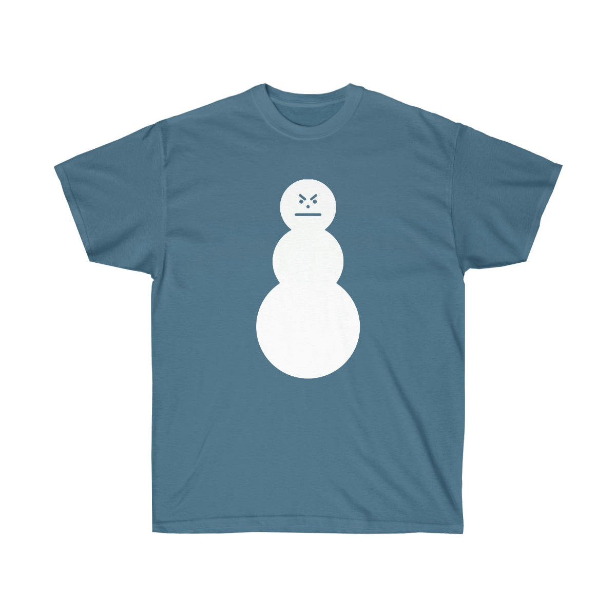 Jeezy Snowman Men T-Shirt - Indigo Blue, L image