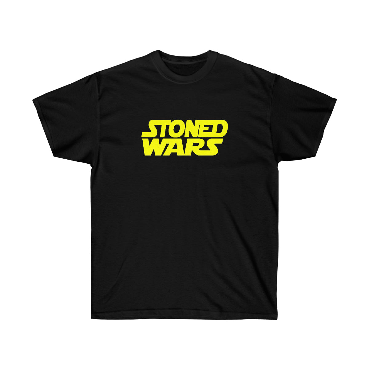 Stoned Yellow Wars Men T-Shirt - Black, S image