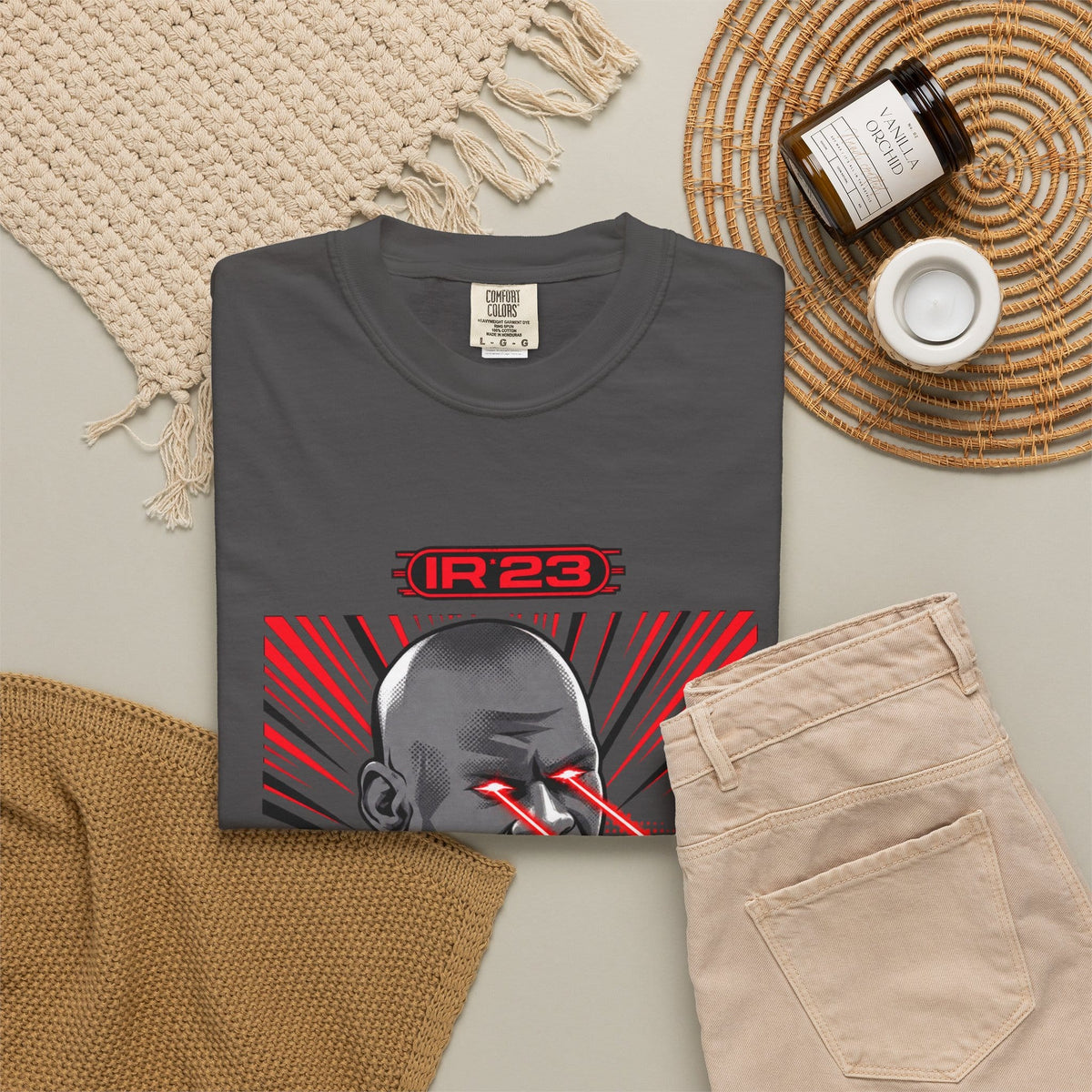 Graphic Print  Unisex Garment-Dyed T-shirt - POD0033 image 55