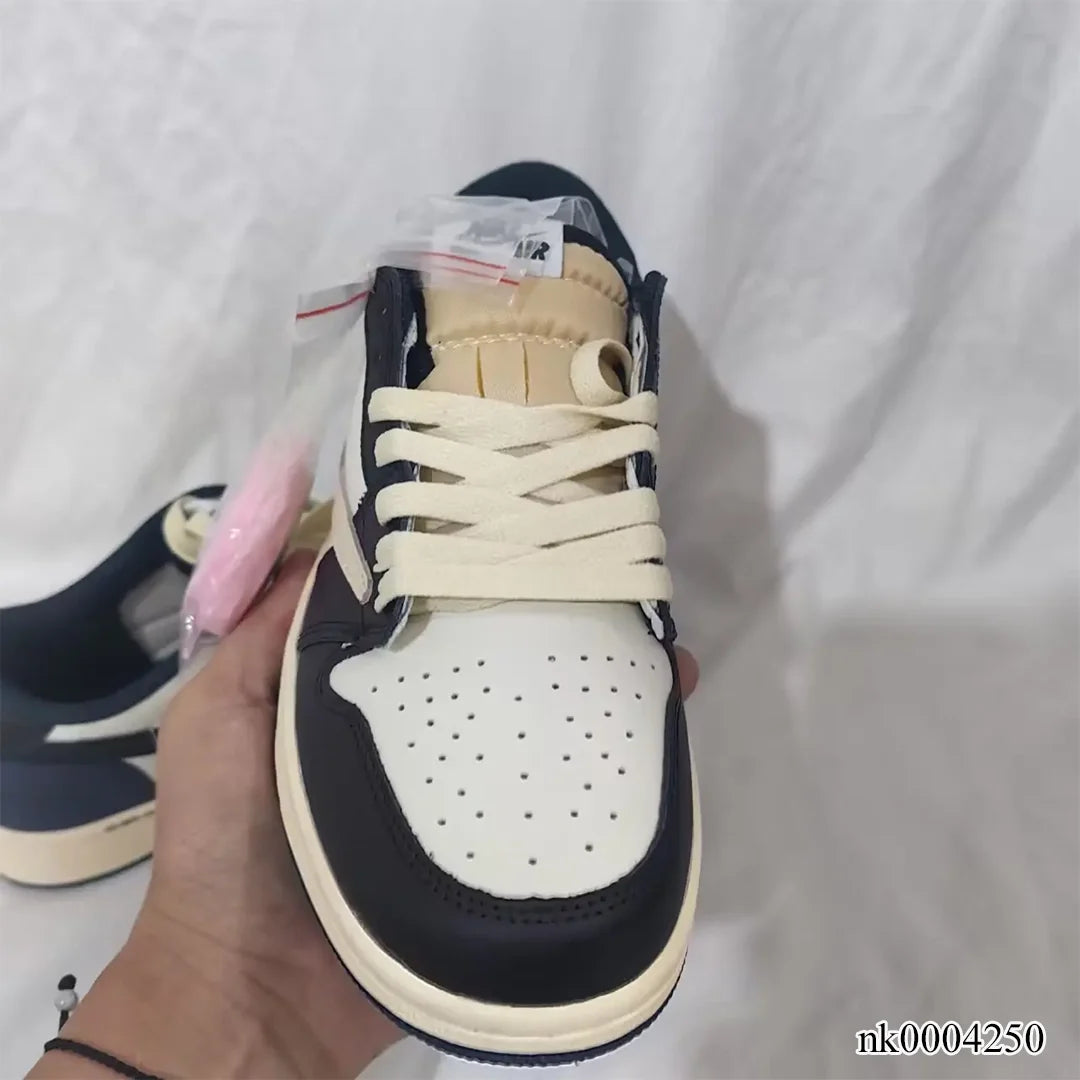 Travis Scott x Fragment x AJ 1 Low Dark Blue Shoes Sneakers - nk0004250 image 5