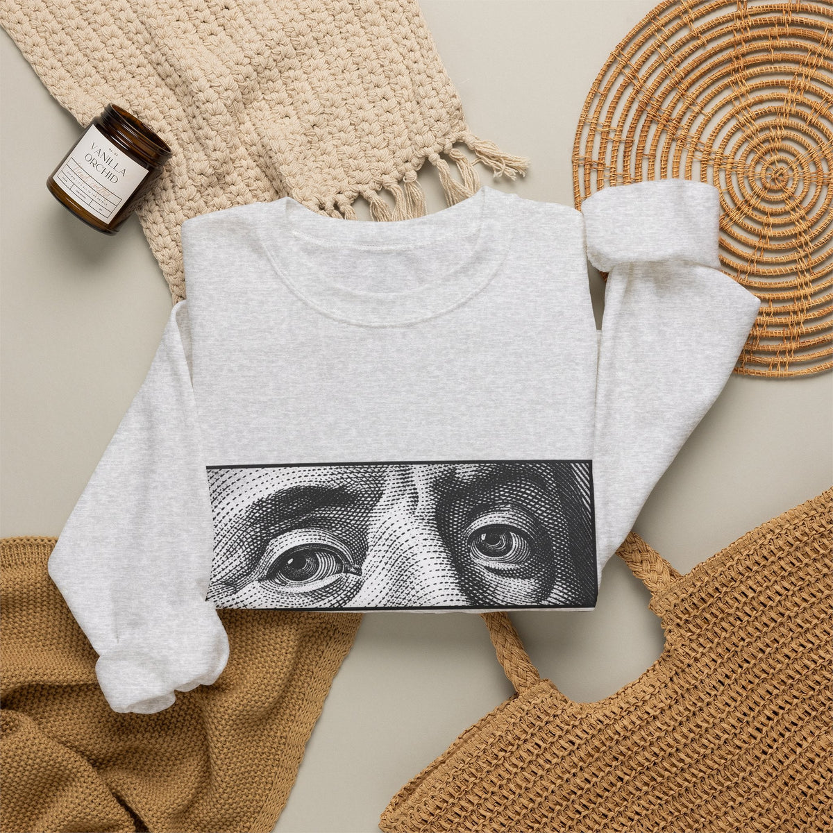Graphic Print Crewneck Sweatshirt - POD0039 image 11