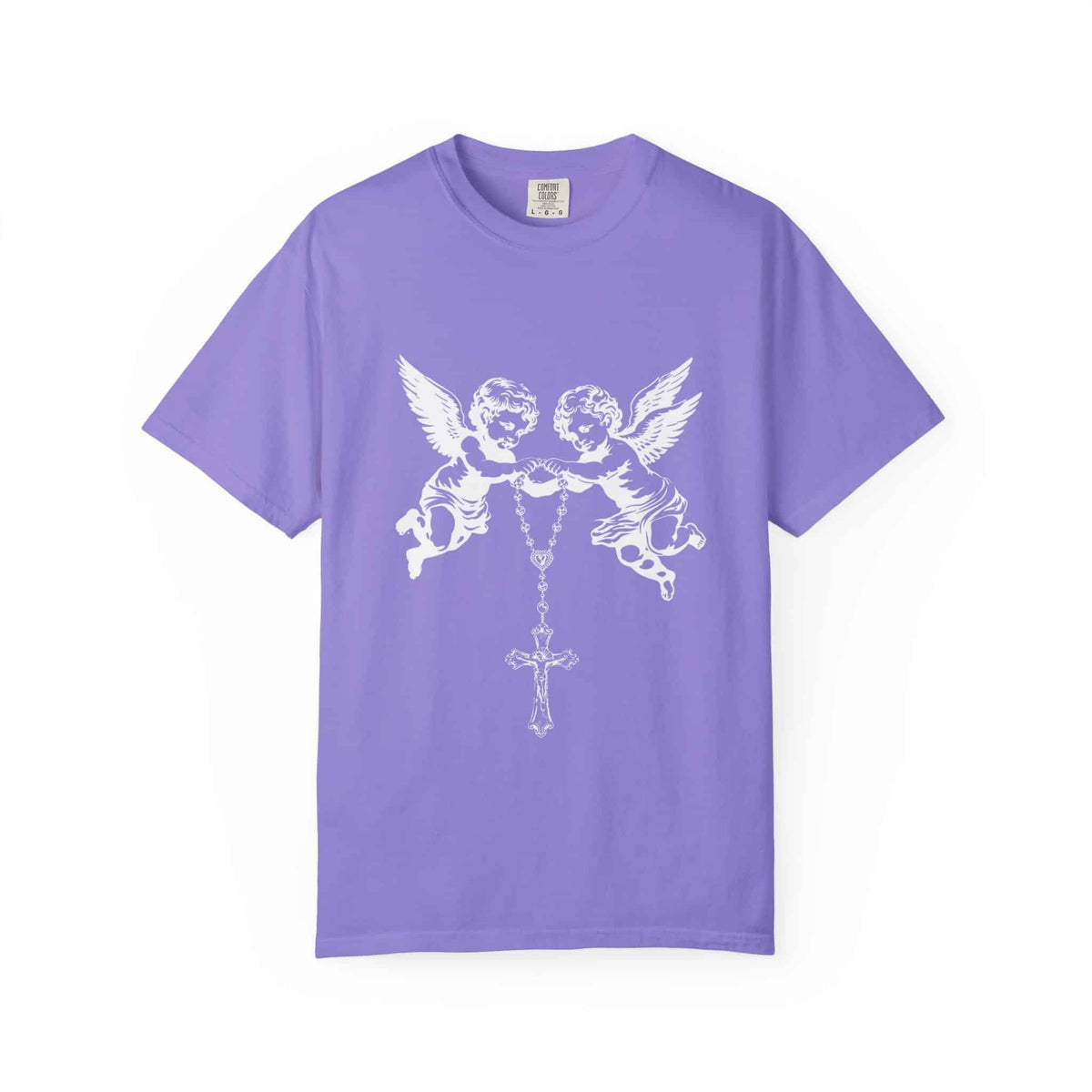 Heavenly Guardians Unisex Garment-Dyed T-shirt image