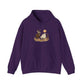Halloween Cowboy Hooded Sweatshirt - 2XL, Purple image