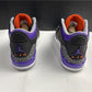 AJ 3 Retro Black Court Purple Shoes Sneakers - nk0000817 image 13