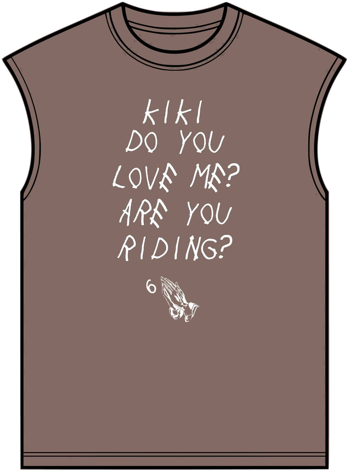 Kiki Loves Me Unisex Garment-Dyed Muscle Tee image