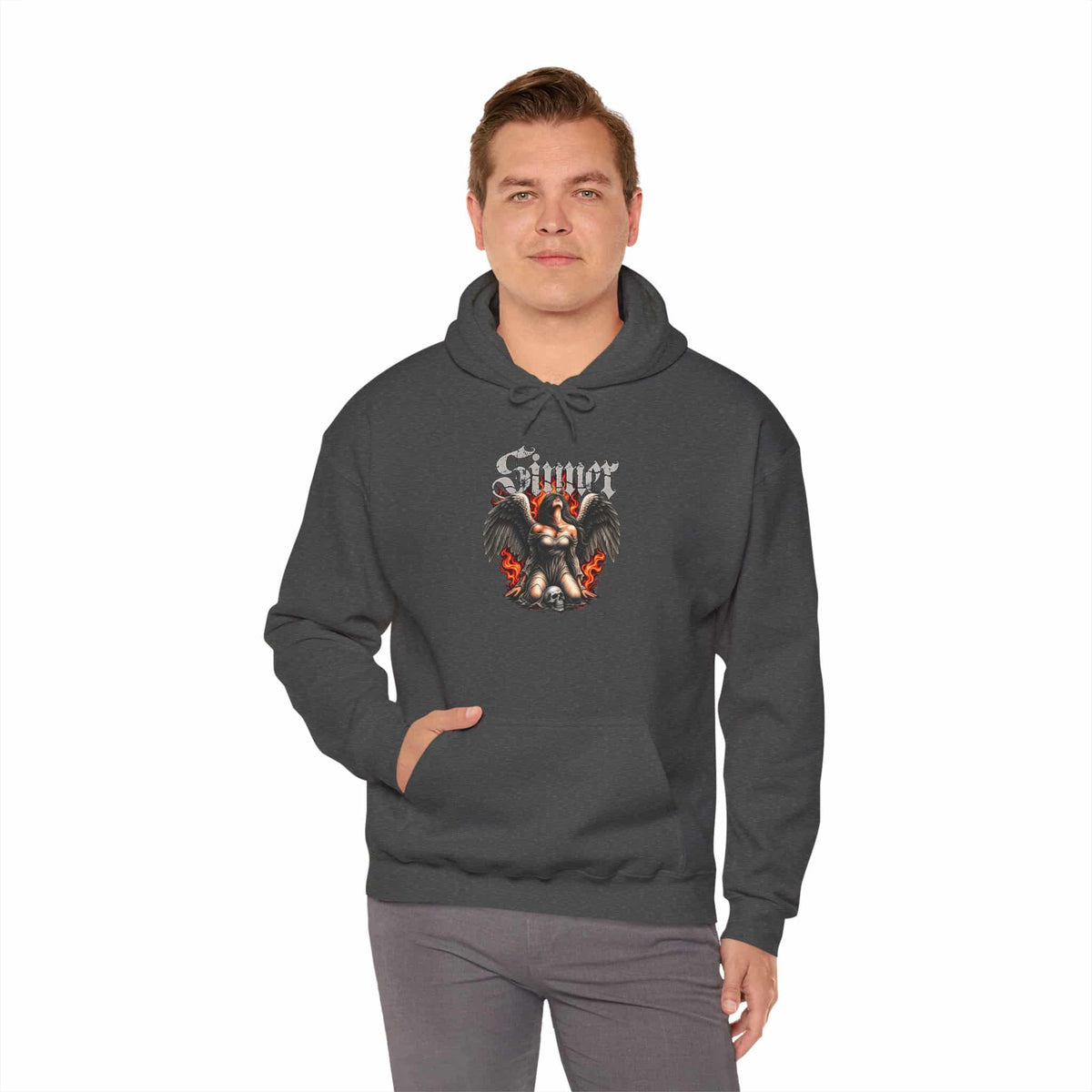 Sinner’s Flame Hooded Sweatshirt image 107