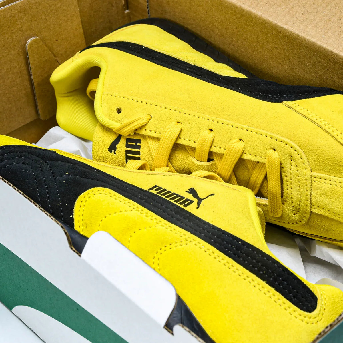 PM Speedcat OG Pelé Yellow Black Shoes Sneakers - pm0000016 image 13