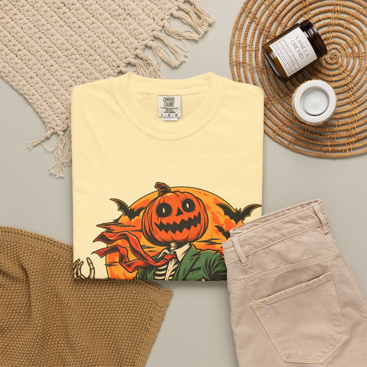 Spooky Season Unisex Garment-Dyed T-shirt image 29