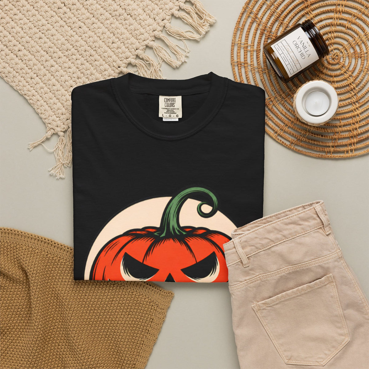 Make Halloween Great Again Unisex Garment-Dyed T-shirt image 3