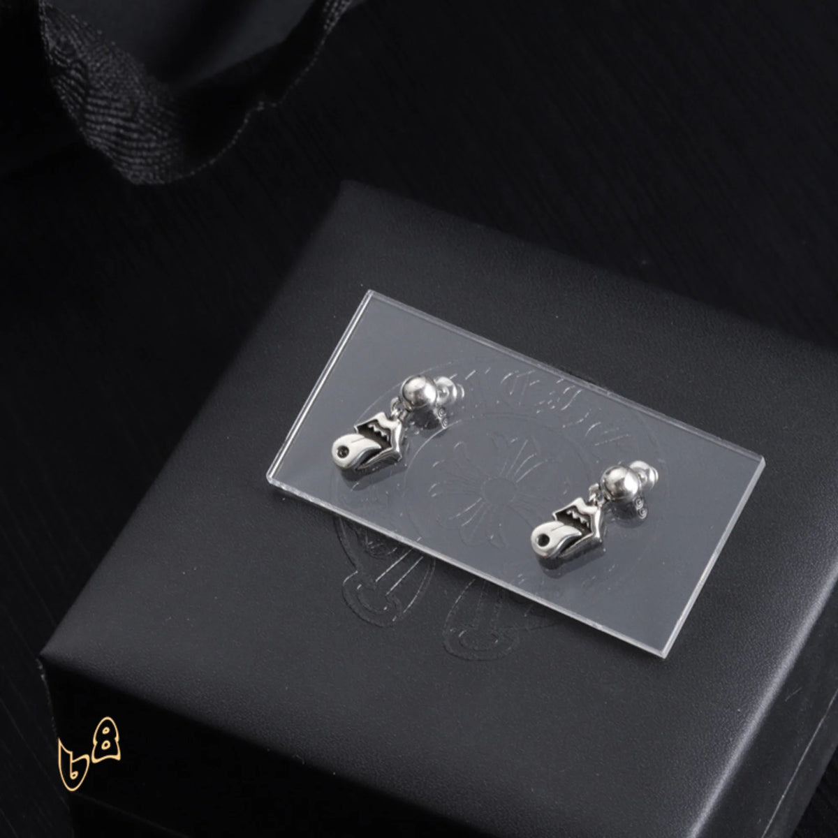CH Cross Flower Earrings - CH0152 image 5