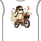 Ghost Rider BMX Unisex Garment-Dyed Muscle Tee image 4