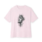 Crown of Faith 1 Unisex Oversized Boxy Tee - Soft Pink, M image