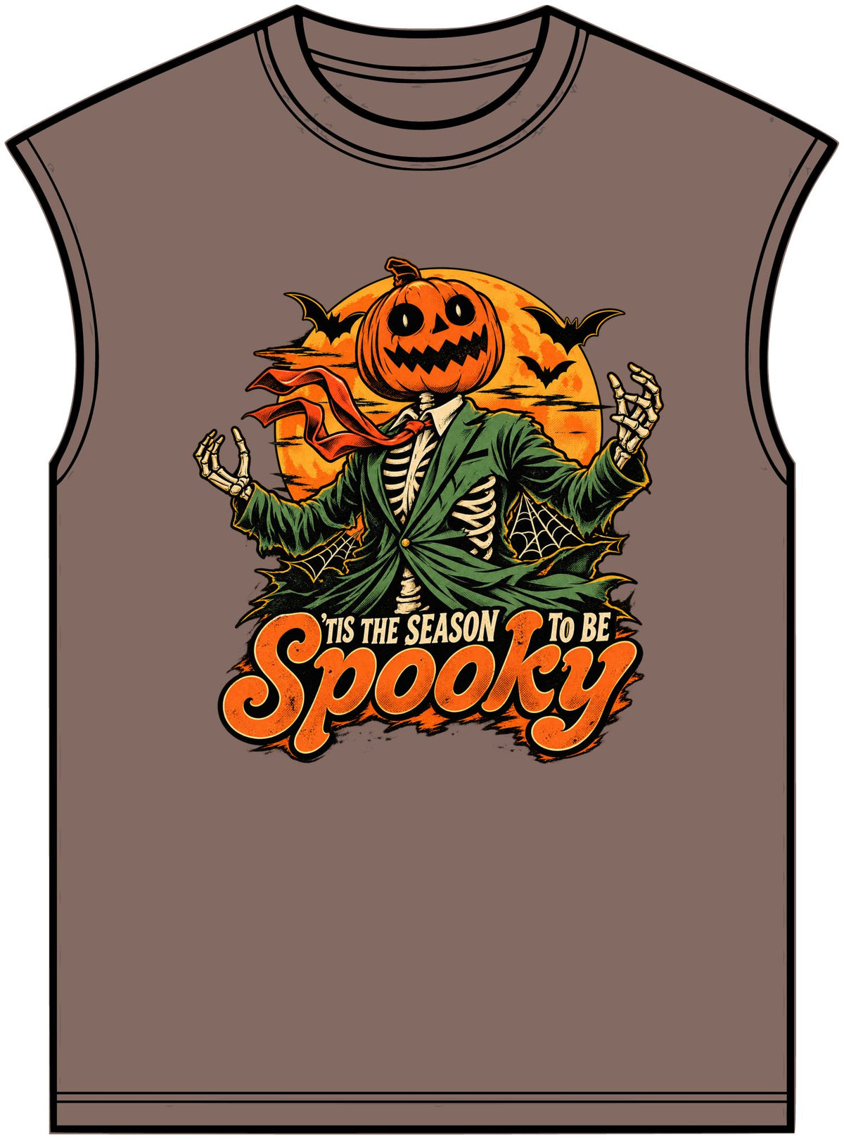 Spooky Season Unisex Garment-Dyed Muscle Tee image