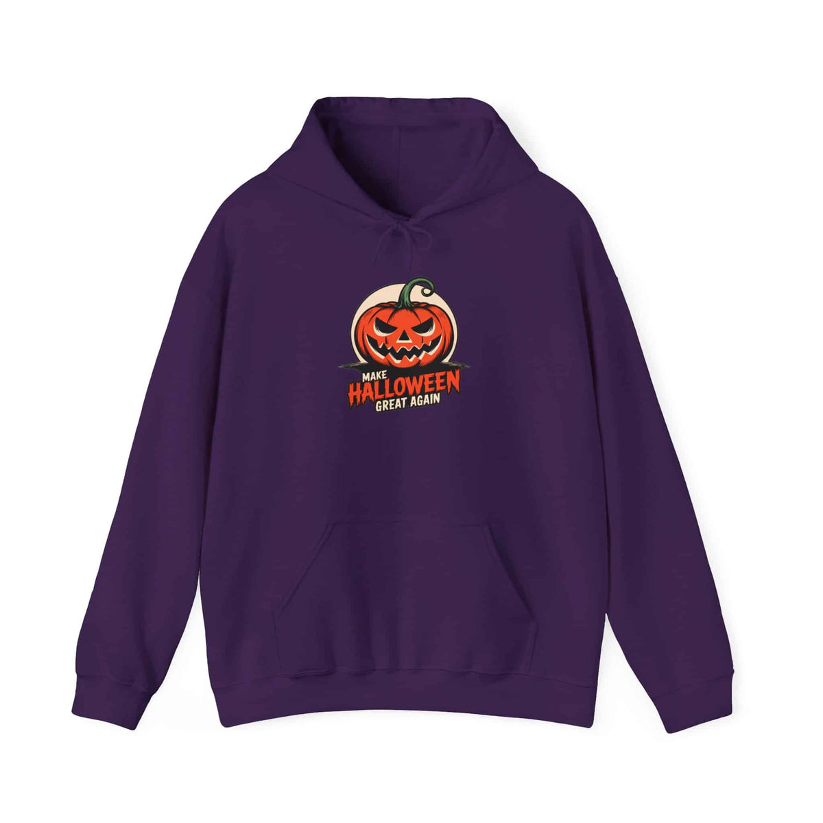 Make Halloween Great Again Hooded Sweatshirt - L, Purple image