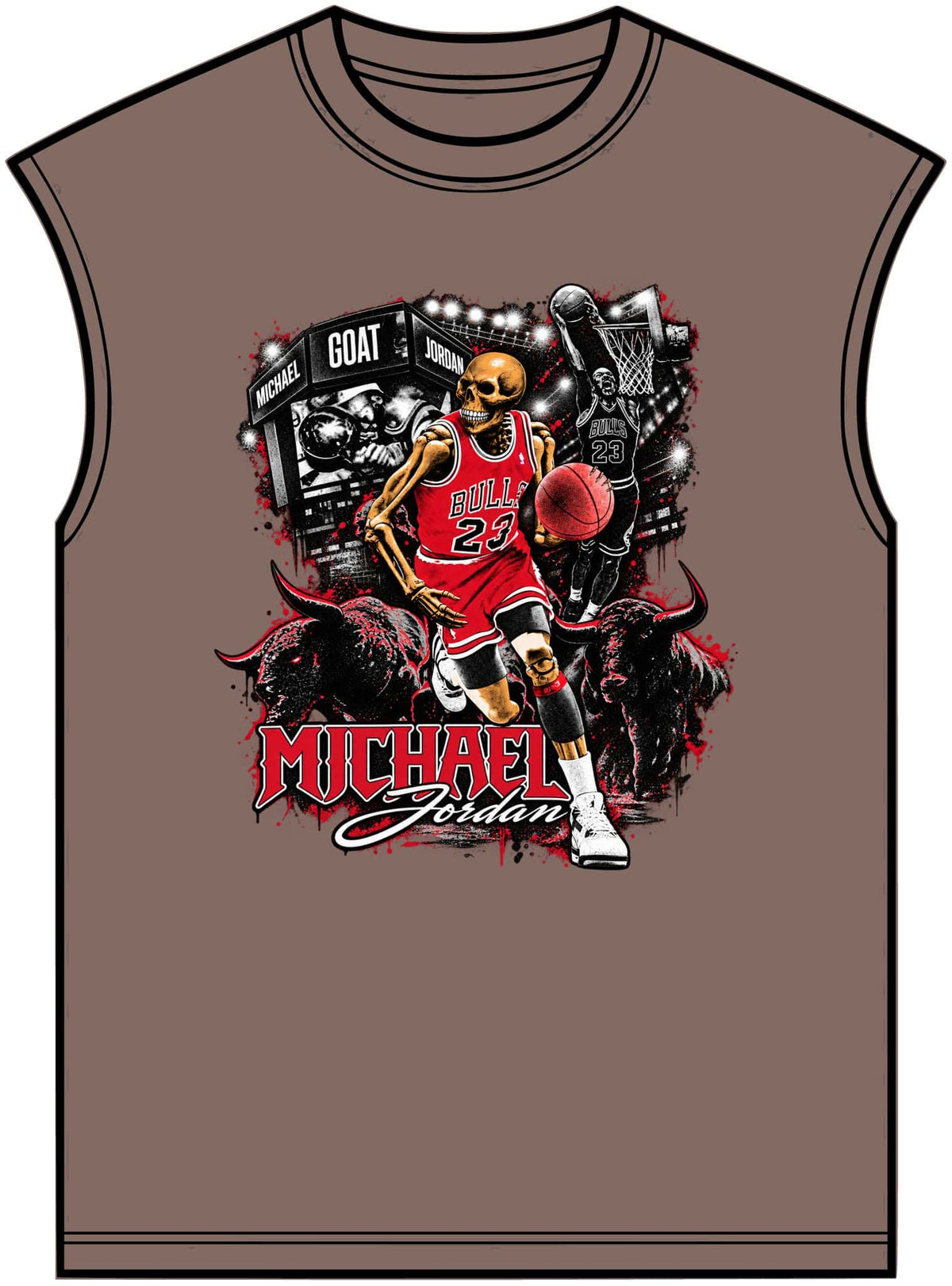 Chicago Legend 23 Unisex Garment-Dyed Muscle Tee image