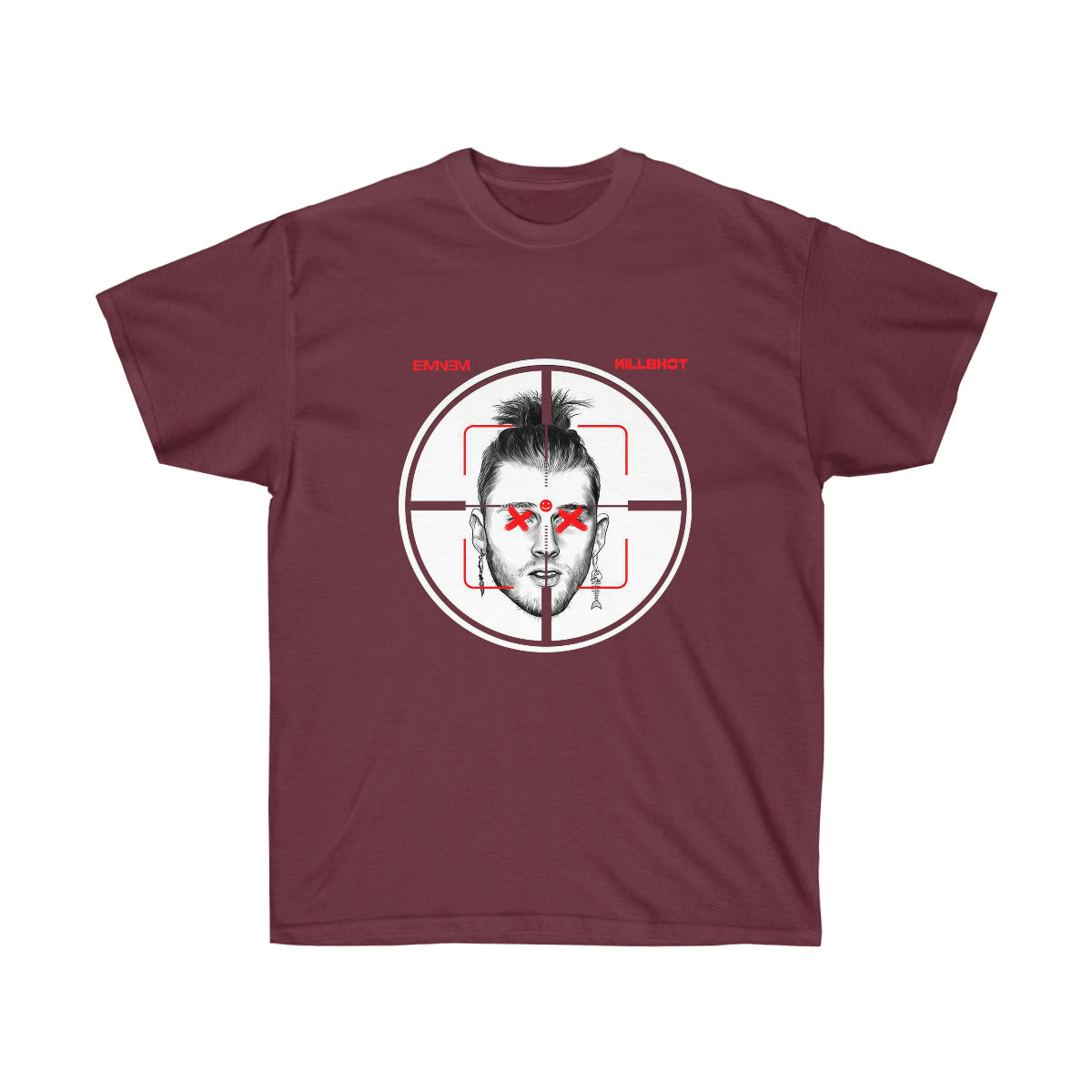 Rap K#llShot Men T-Shirt - Maroon, XL image