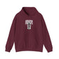 Gangster Mask Hooded Sweatshirt - 3XL, Maroon image