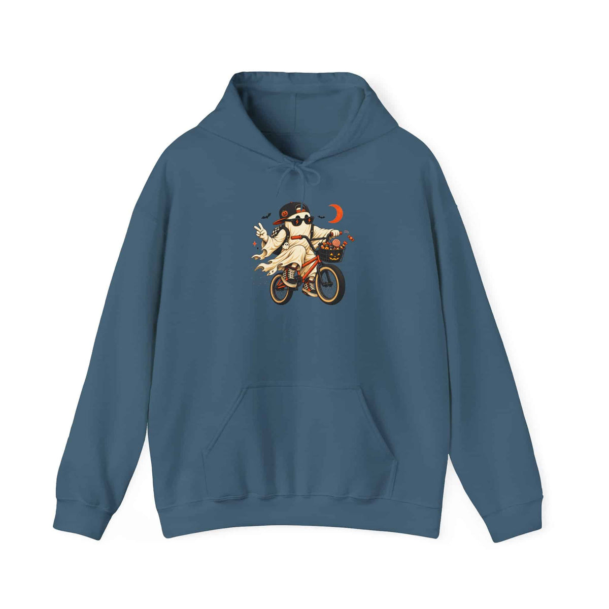 Ghost Rider BMX Hooded Sweatshirt - S, Indigo Blue image
