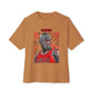 Graphic Print Unisex Oversized Boxy Tee - POD0032 - Toast, 3XL image