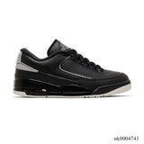 AJ 2/3 Black Metallic Silver Shoes Sneakers - nk0004741 image 0