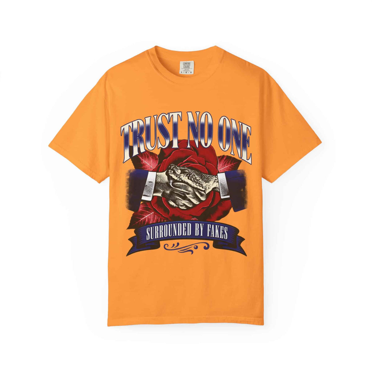 Graphic Print  Unisex Garment-Dyed T-shirt - POD0037 image
