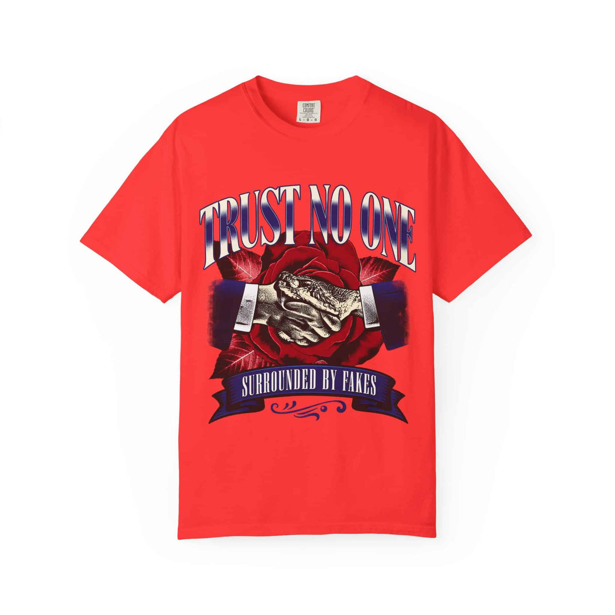 Graphic Print  Unisex Garment-Dyed T-shirt - POD0037 image