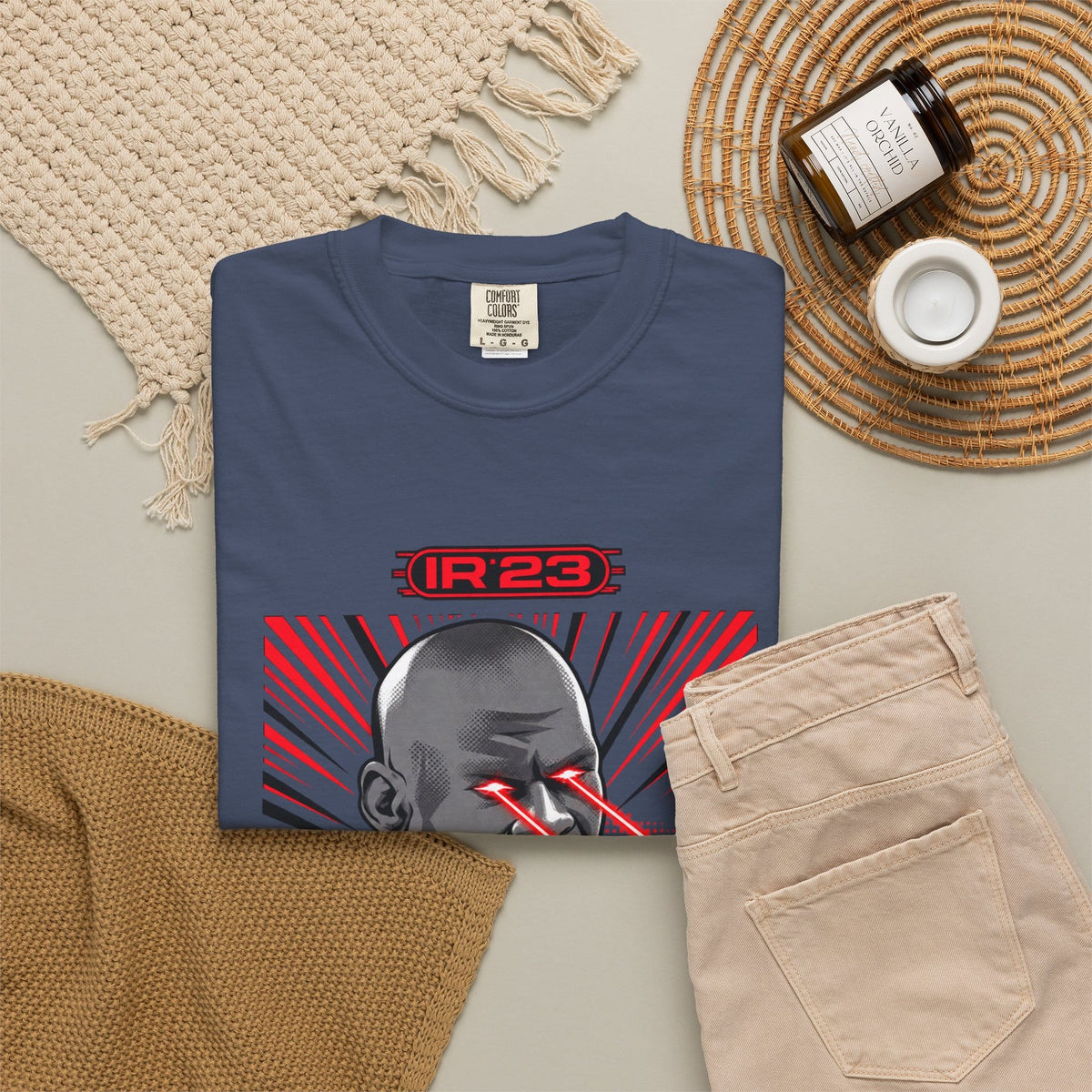 Graphic Print  Unisex Garment-Dyed T-shirt - POD0033 image 47
