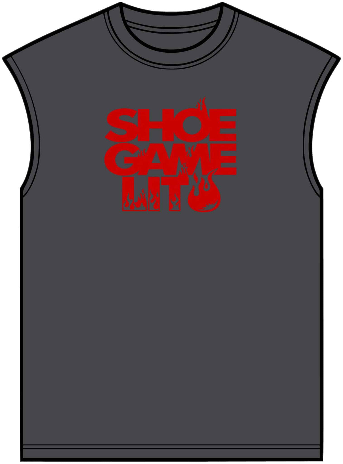 Graphic Print Unisex Garment-Dyed Muscle Tee – POD0040 image 12