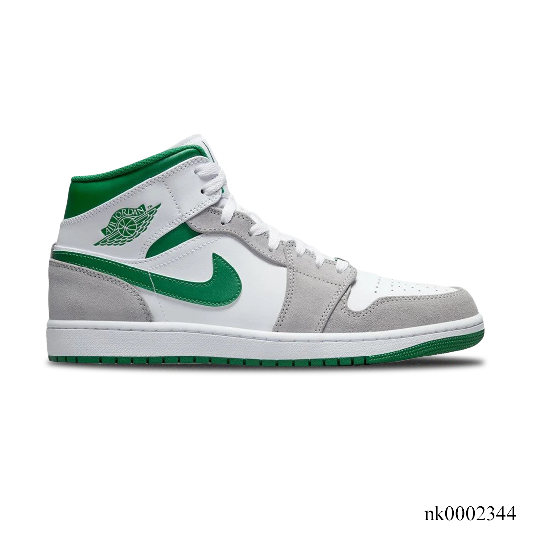 AJ 1 Mid SE Grey Green Shoes Sneakers - nk0002344 image 1