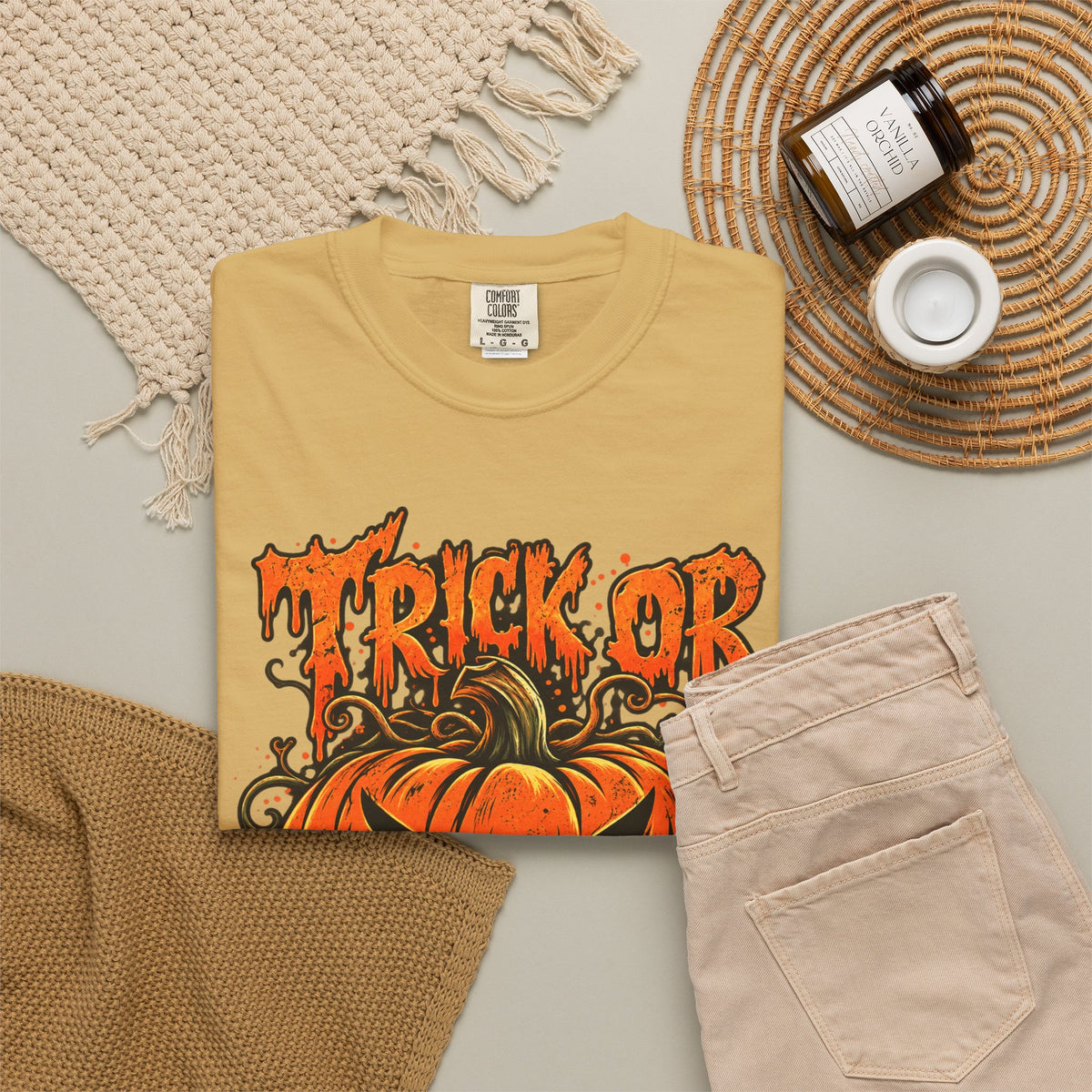 Trick or Treat Unisex Garment-Dyed T-shirt image 43