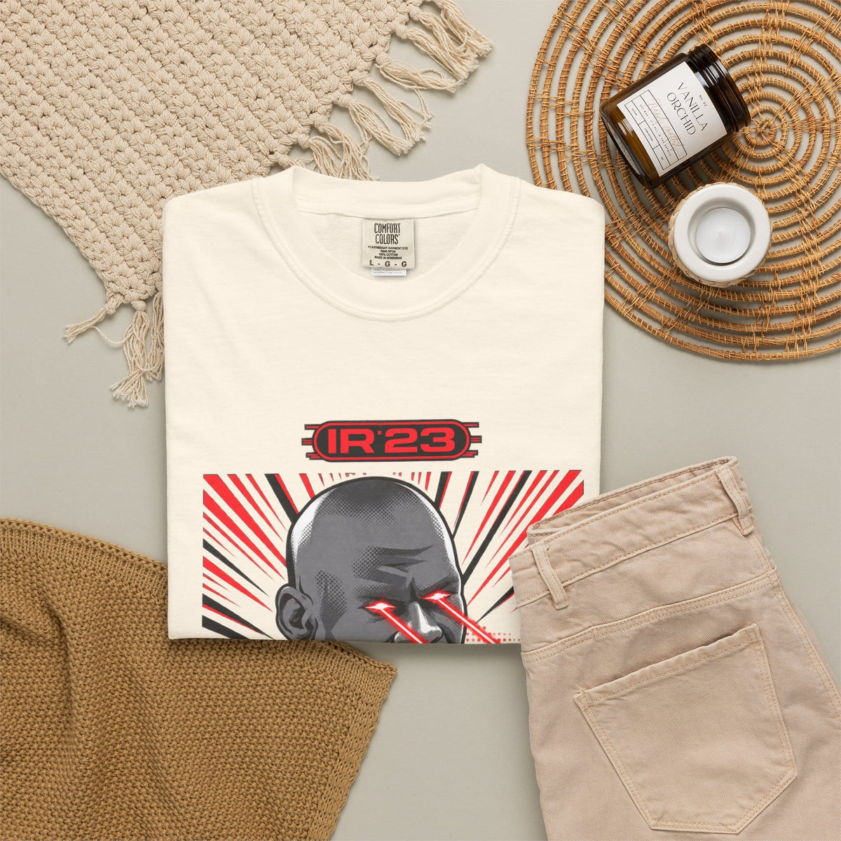 Graphic Print  Unisex Garment-Dyed T-shirt - POD0033 image 11