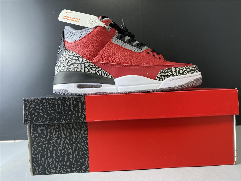 AJ 3 Retro SE Unite Fire Red Shoes Sneakers - nk0000757 image 13