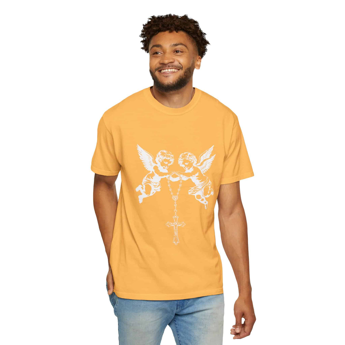 Heavenly Guardians Unisex Garment-Dyed T-shirt image 33