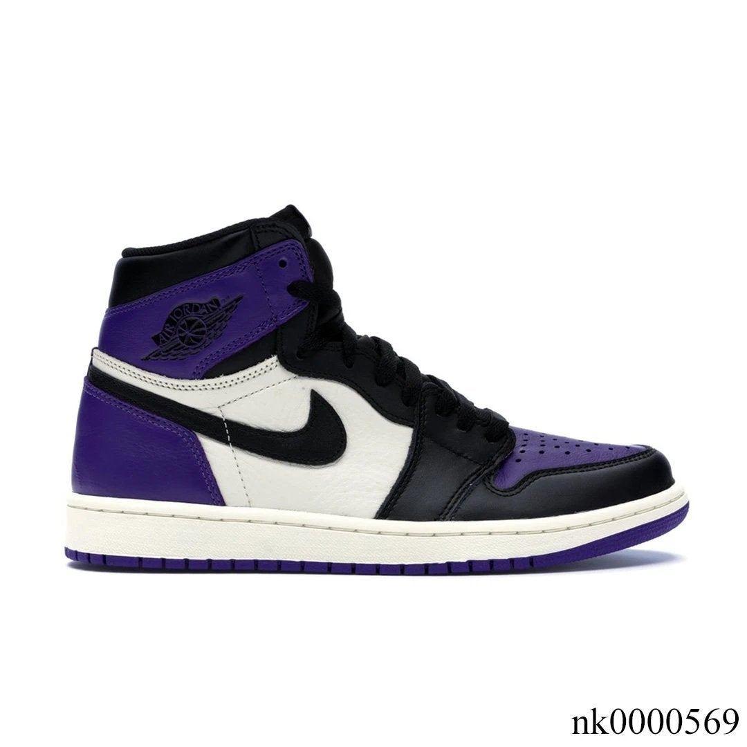 AJ 1 Retro High Court Purple Shoes Sneakers - nk0000569 image