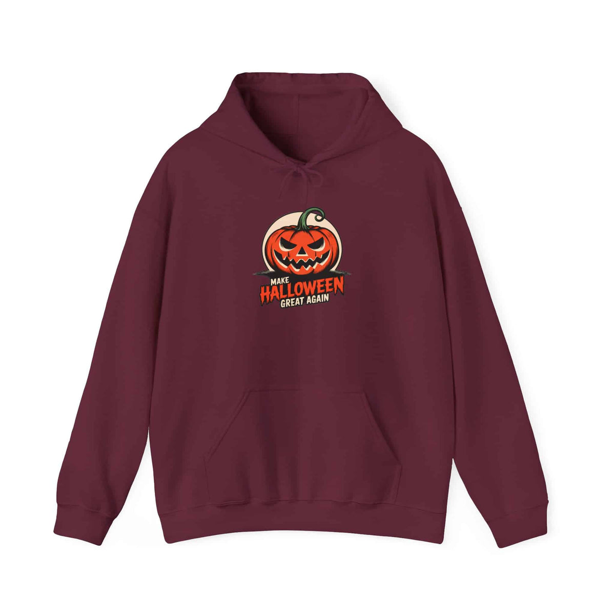 Make Halloween Great Again Hooded Sweatshirt - 2XL, Maroon image