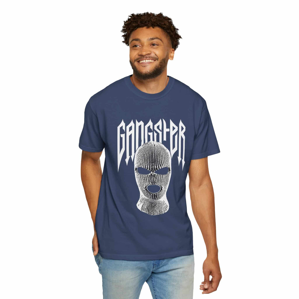 Gangster Mask Unisex Garment-Dyed T-shirt image 79