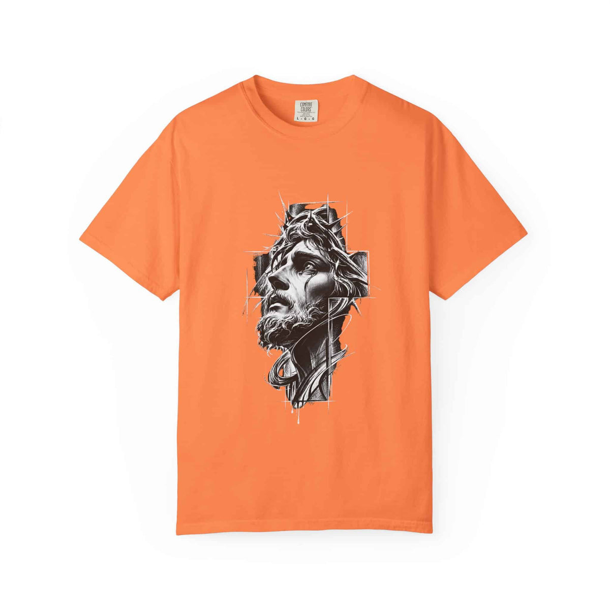 Crown of Faith 2 Unisex Garment-Dyed T-shirt image