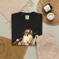 Hunting Season Spooky Camo Mallards Unisex Garment-Dyed T-shirt image 3
