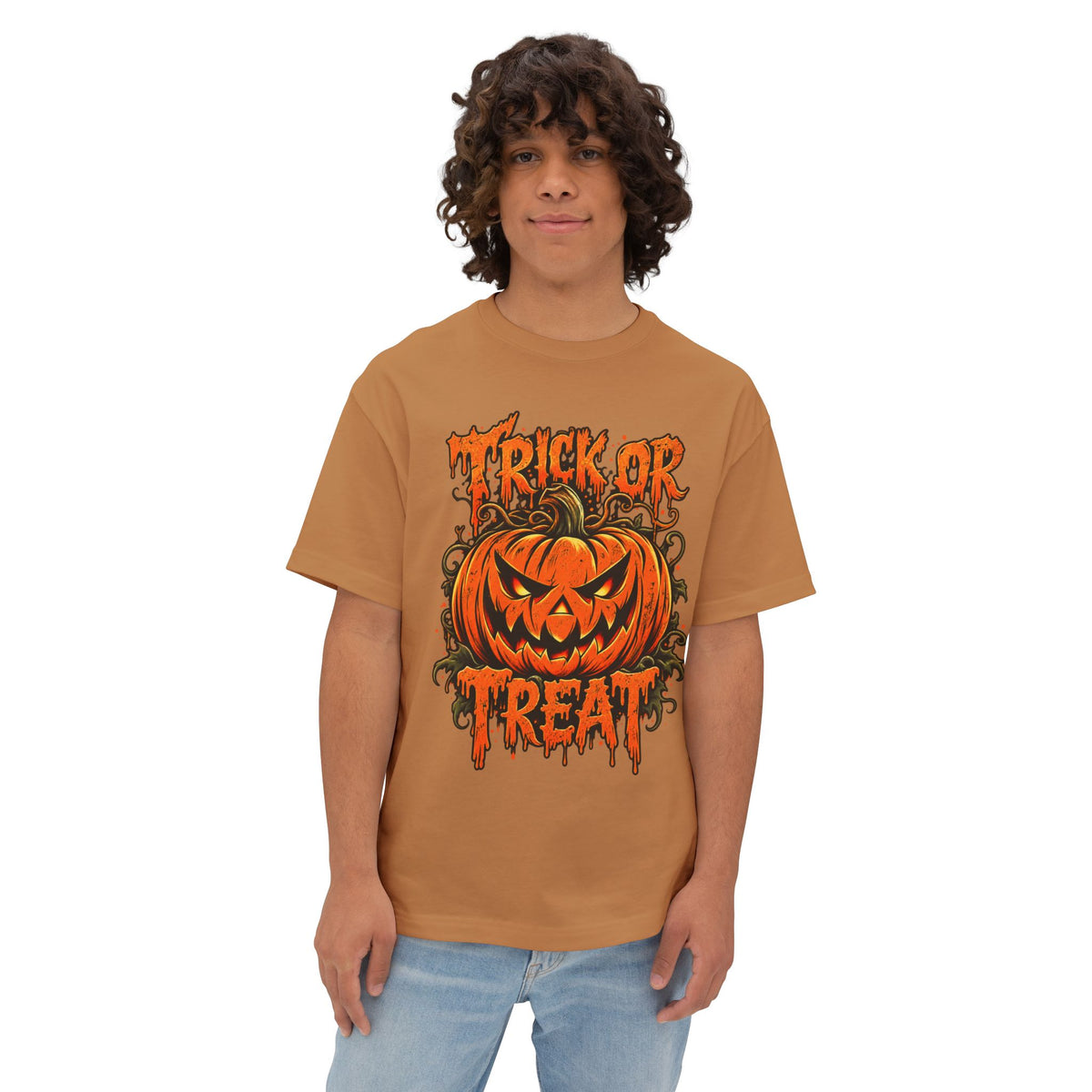 Trick or Treat Unisex Oversized Boxy Tee image 18