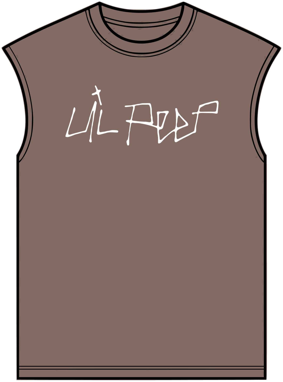 Lil Peep Unisex Garment-Dyed Muscle Tee image
