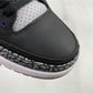 AJ 3 Retro Black Court Purple Shoes Sneakers - nk0000817 image 10