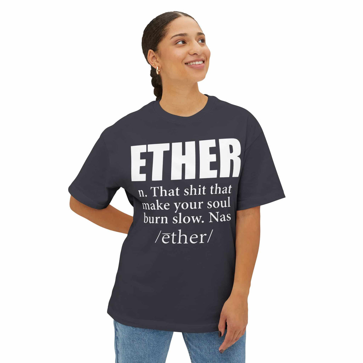 Ether Unisex Oversized Boxy Tee image 19
