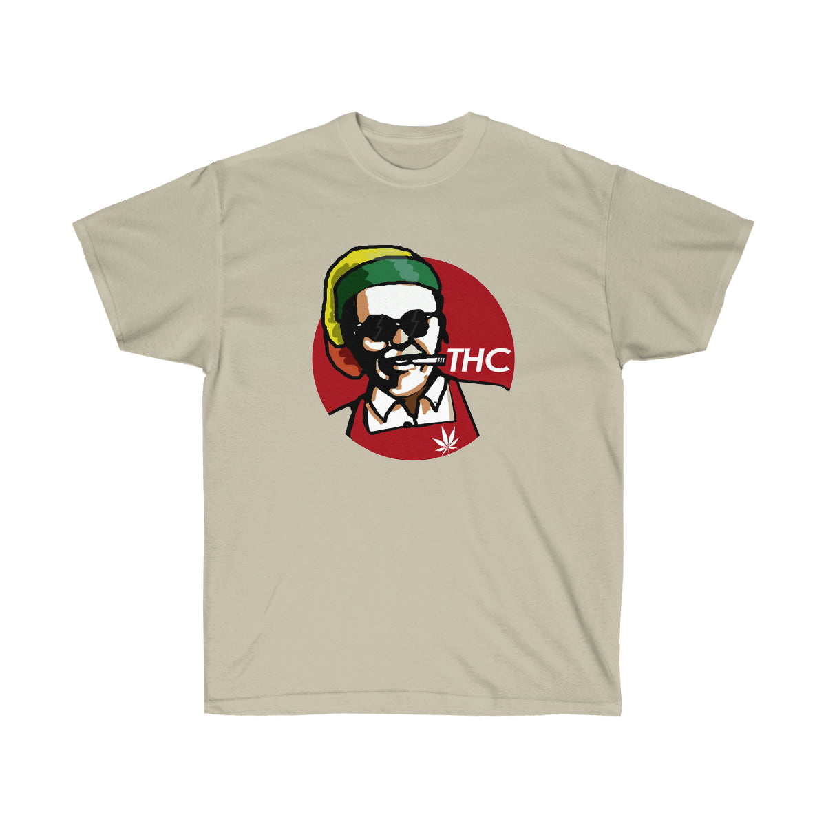 THC Red King Men T-Shirt - Sand, L image
