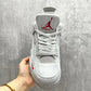 Nigel Sylvester x AJ 4 White Grey Mamba Shoes Sneakers - nk0004677 image 9
