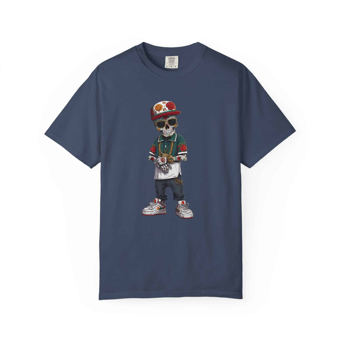 Skull Luxury Unisex Garment-Dyed T-shirt image
