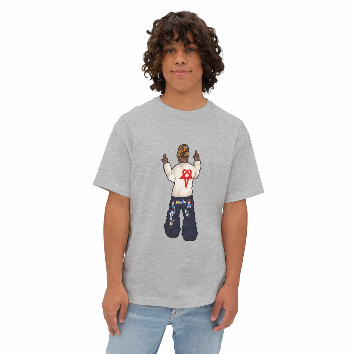 Rebel Attitude Unisex Oversized Boxy Tee image 28