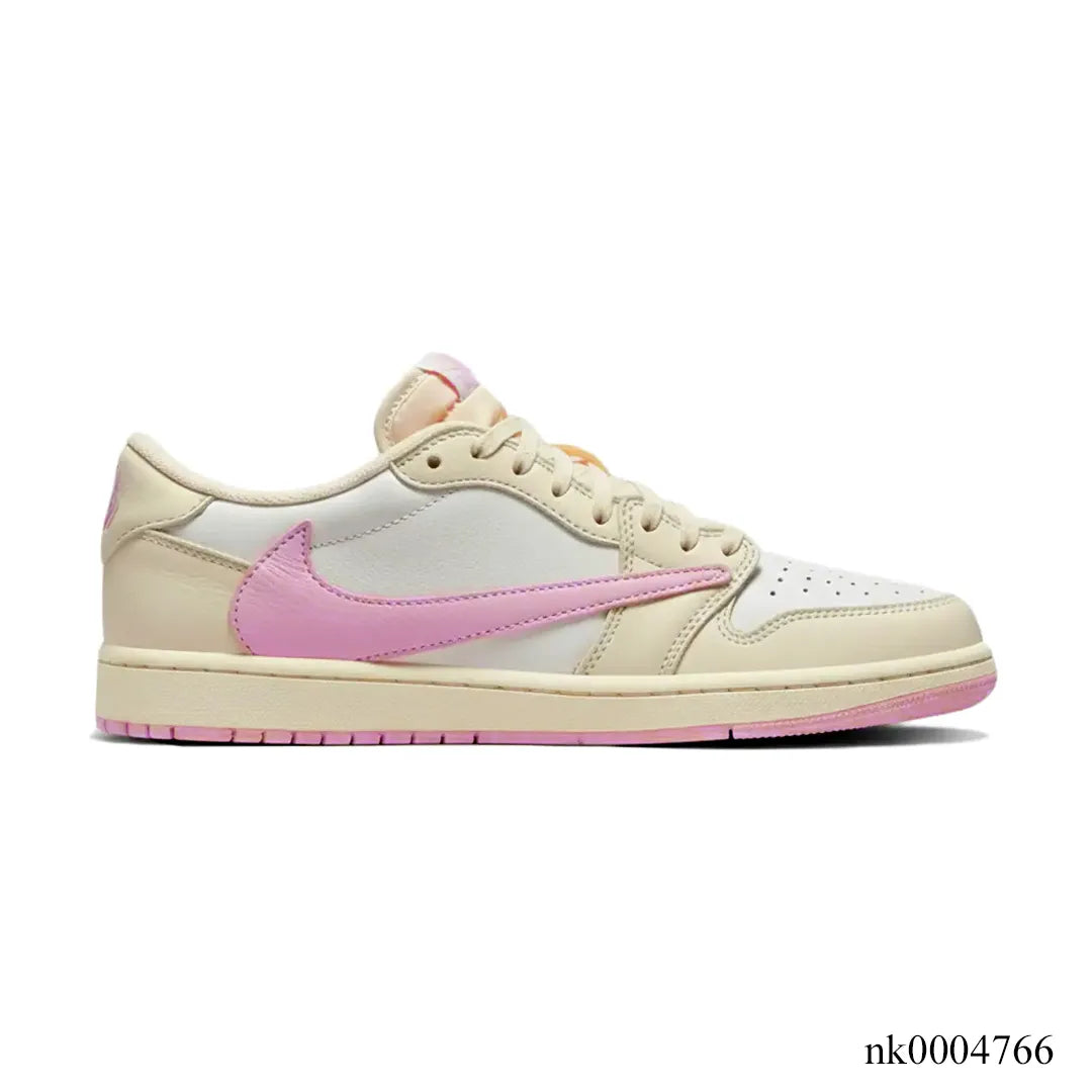 Travis Scott x AJ 1 Low OG Sail Shy Pink Shoes Sneakers – nk0004766 image