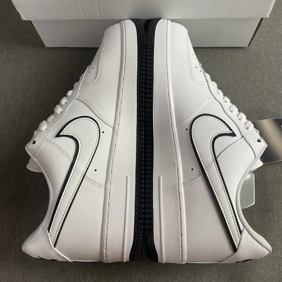 AF 1 '07 Low "White Black Outline Swoosh" Shoes Sneakers - nk0005358 image 7