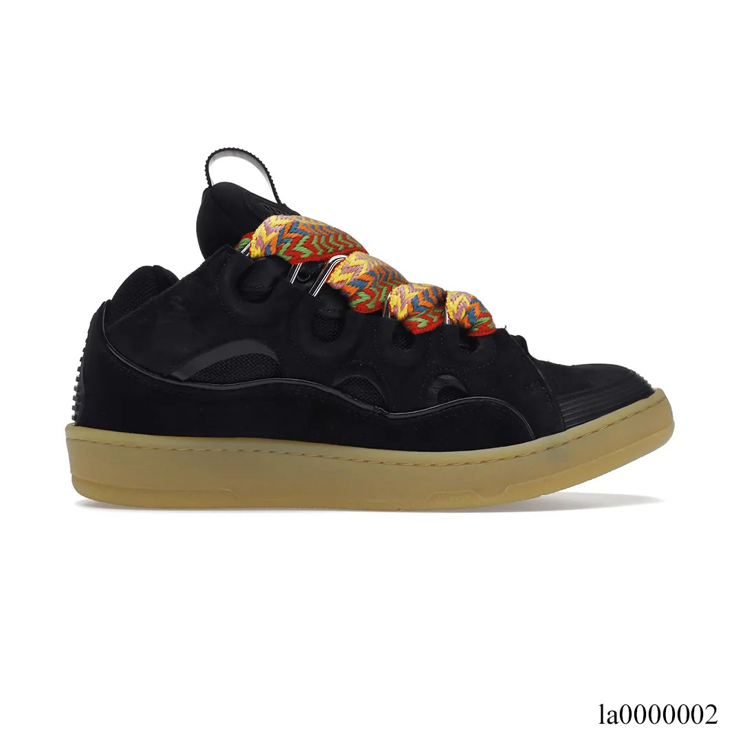 Lanvin Leather Curb Black Shoes Sneakers - la0000002 image 0