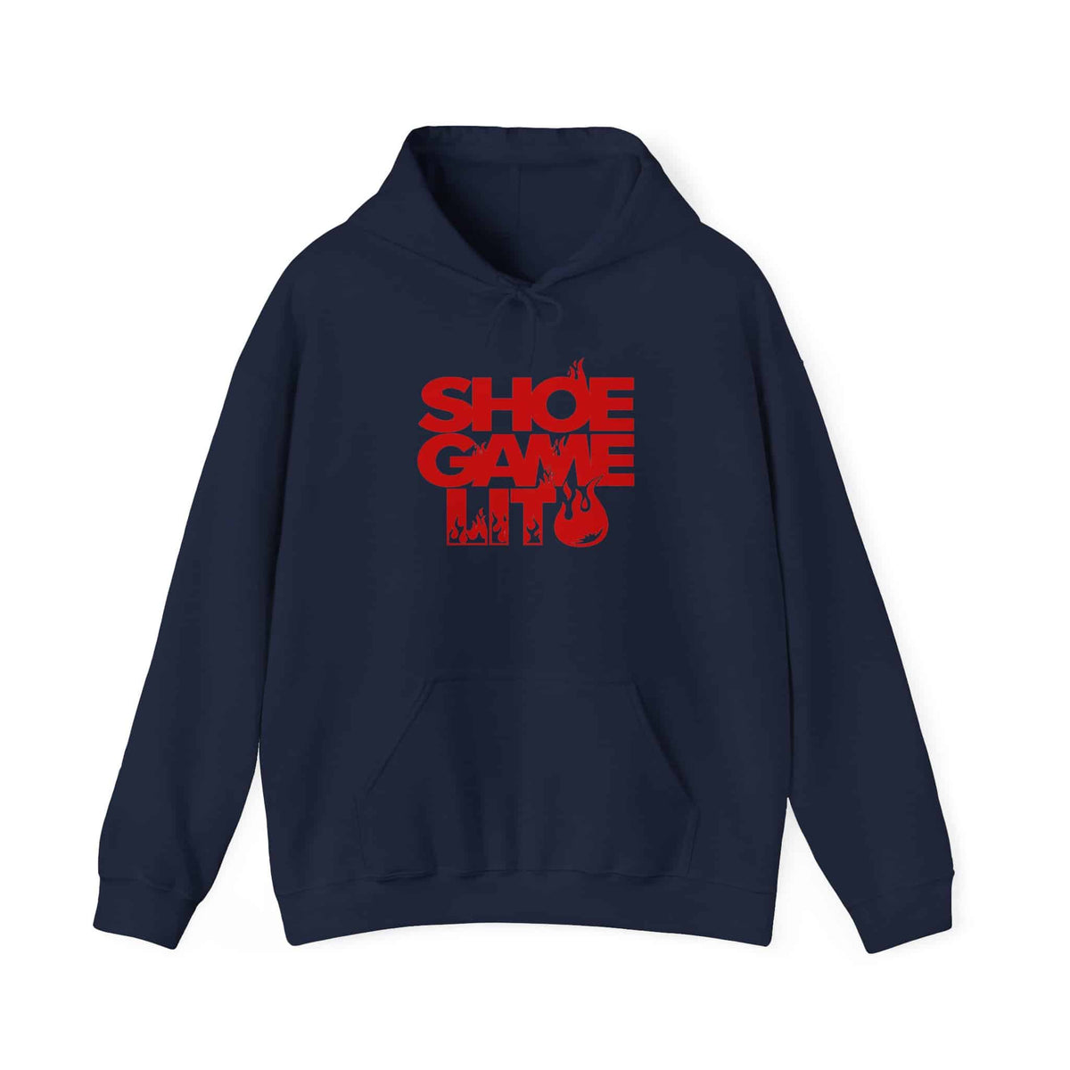 Graphic Print Unisex Heavy Blend™ Hooded Sweatshirt - POD0040 - S, Navy image